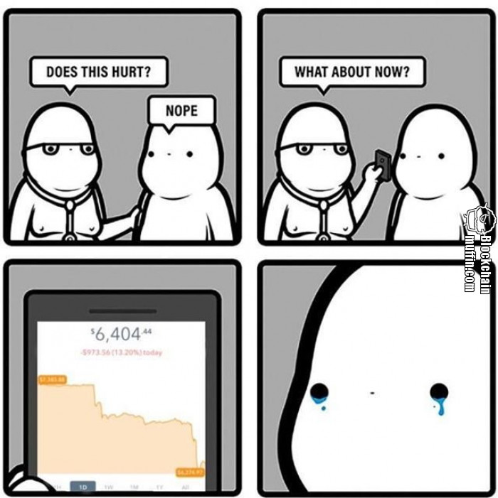 Bitcoin price Drops... That's hurt