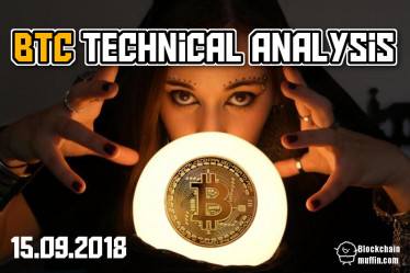 Bitcoin price technical analysis. BTC price may reach ~6800$ to 24 september